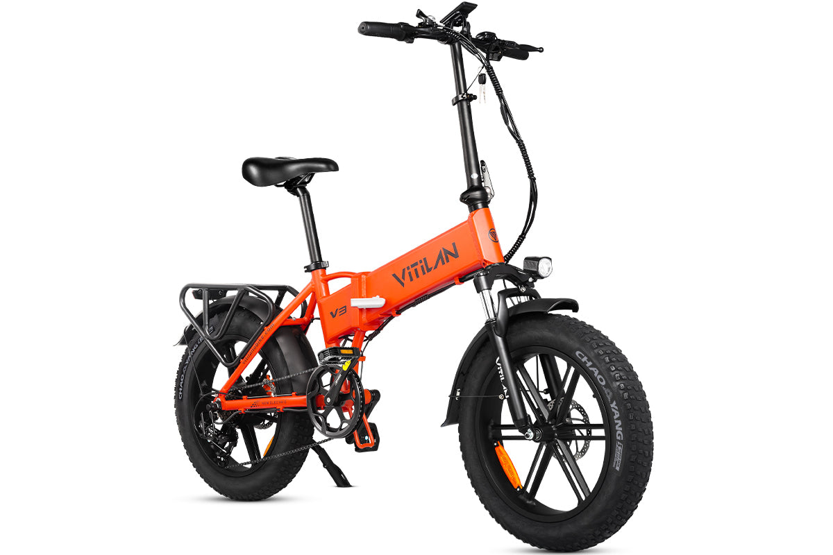 V3 2.0 Folding Fat Tires Bicicletta elettrica per adulti per tutti i terreni EU-VITILAN