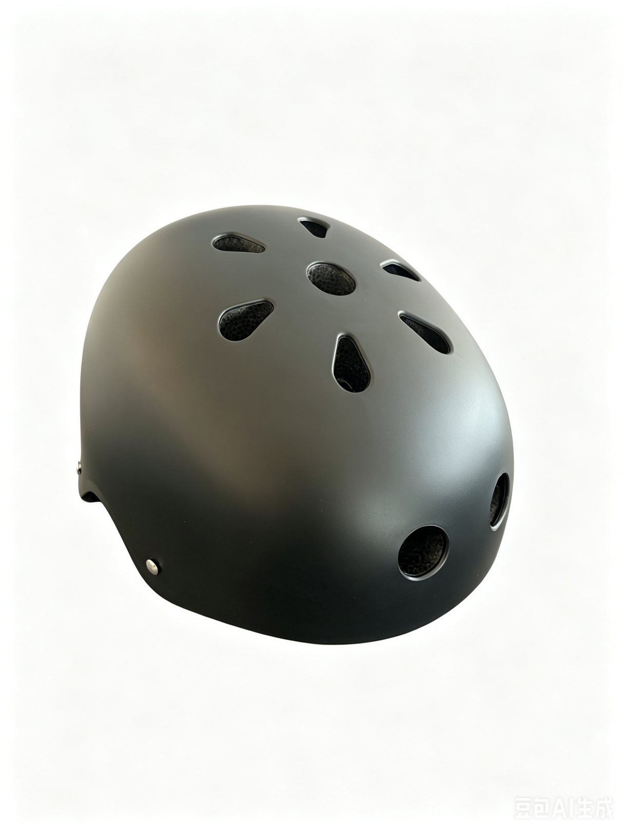 Casco stile bowl nero