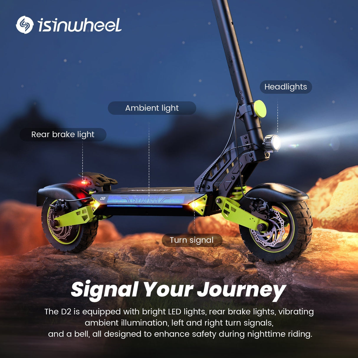 Isinwheel D2 Monopattino elettrico Isinwheel