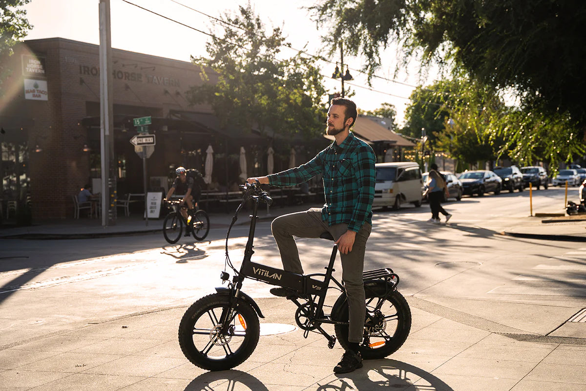 V3 2.0 Folding Fat Tires Bicicletta elettrica per adulti per tutti i terreni EU-VITILAN
