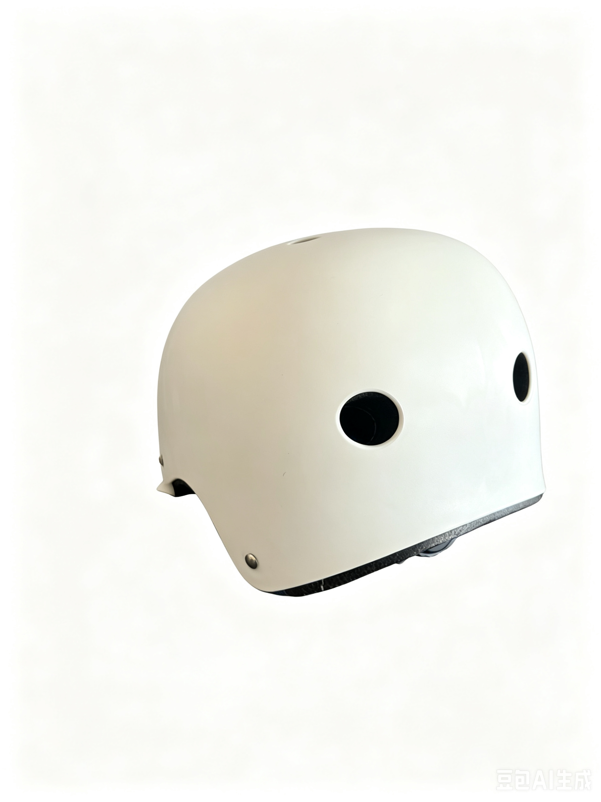 Casco stile bowl bianco