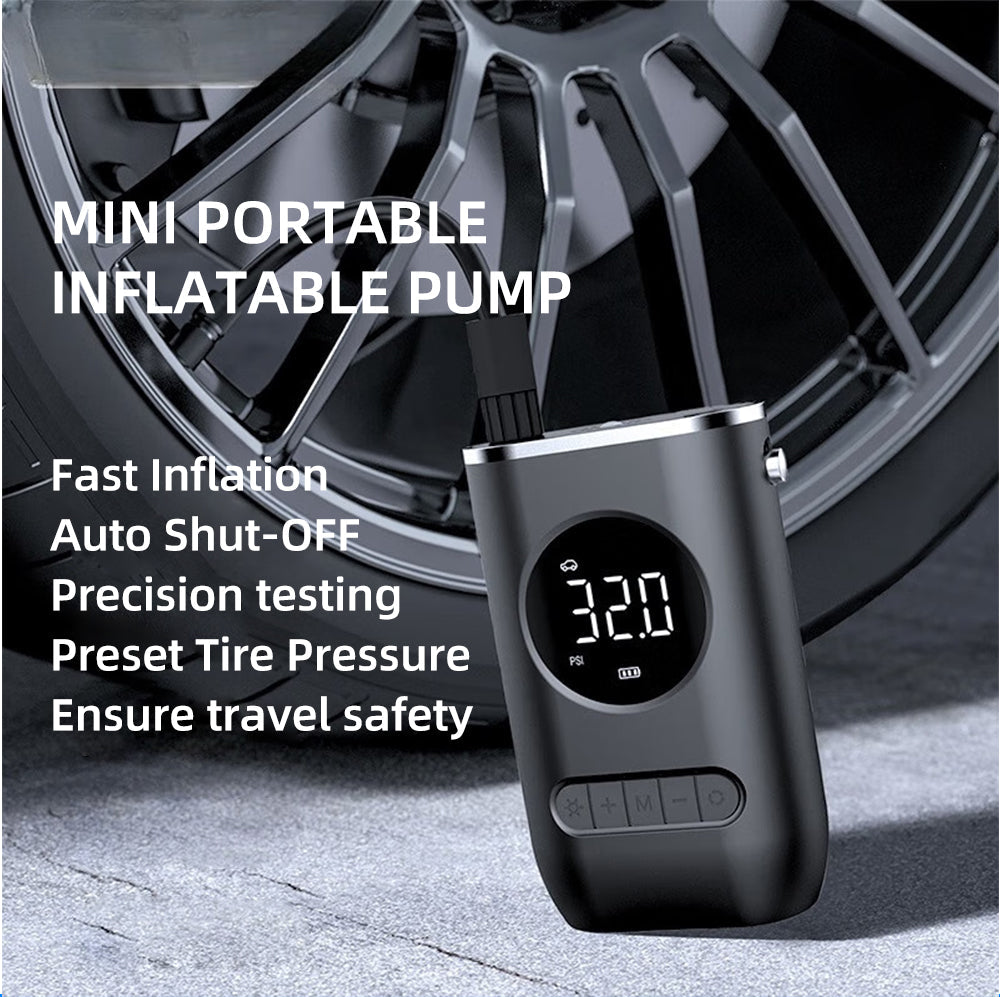 S62 Mini Compressore Portatile Gonfiaggio Rapido Auto Stop ottobest.it
