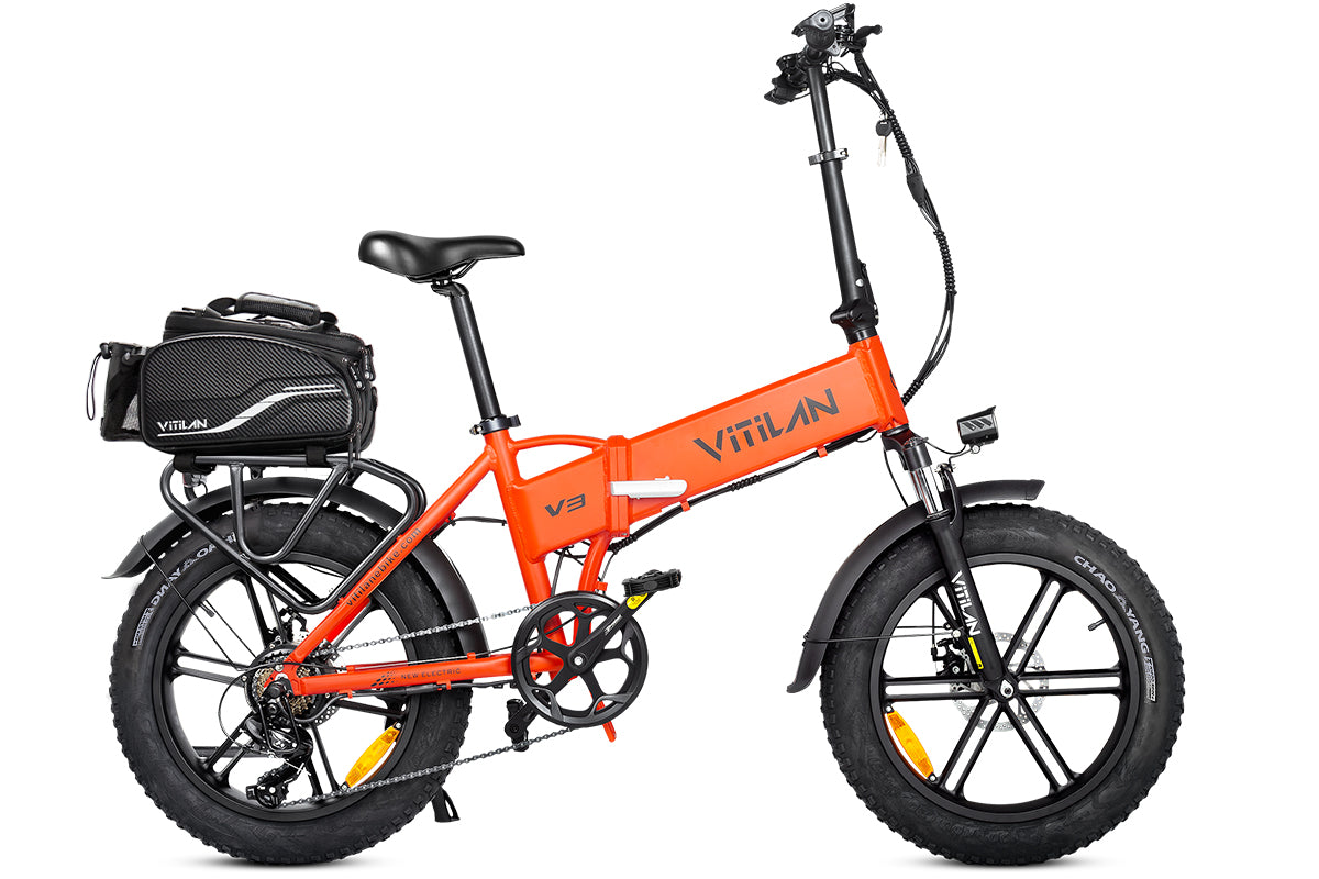 V3 2.0 Folding Fat Tires Bicicletta elettrica per adulti per tutti i terreni EU-VITILAN